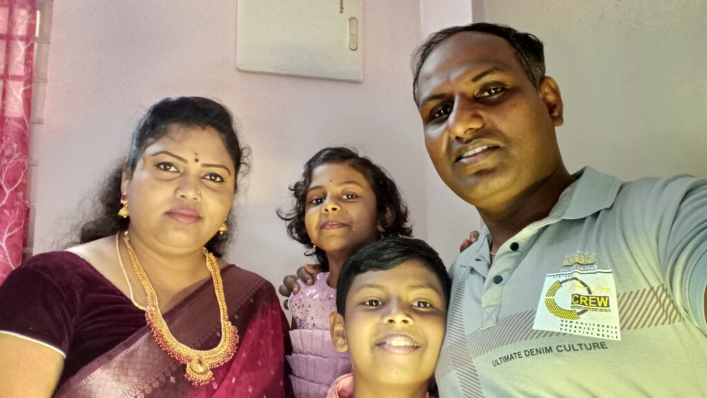arun kumar k family photo